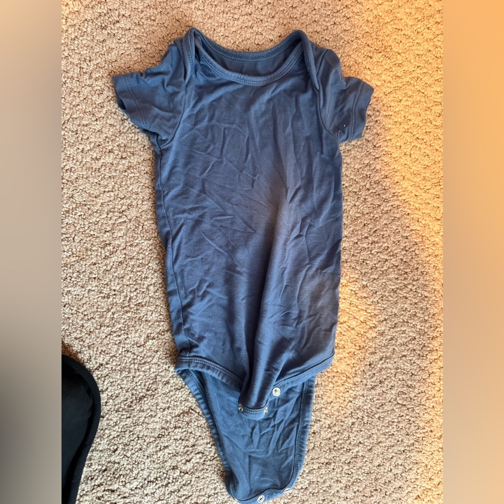 Kyte BABY Bodysuit in Steel Size 12-18 months